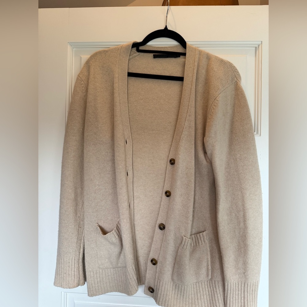 Jenni Kayne Neutral Button-Up Cardigan